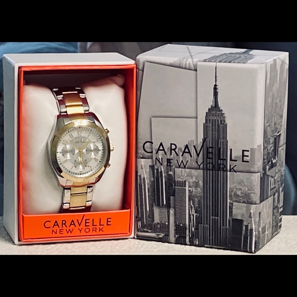 SOLD Caravelle New York Ladies Two Tone Watch